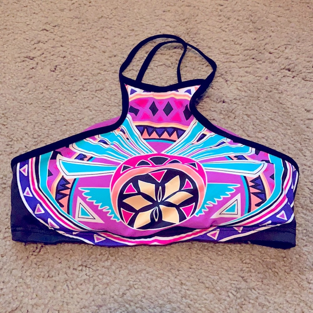 Razor back bathing suit top